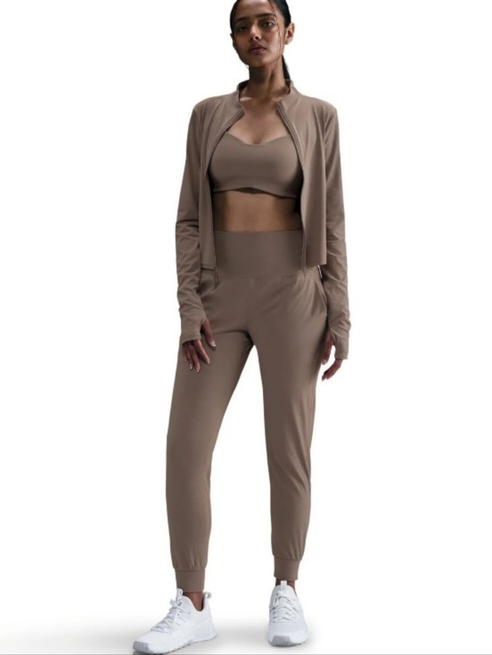 Nike Zenvy Dry-fit Women's Heather Green Joggers